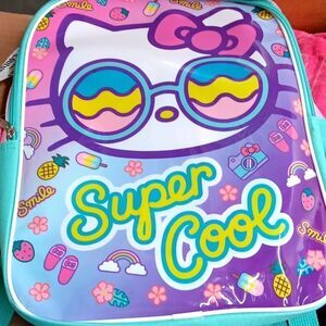 NWT Hello Kitty Super Cool Print Backpack